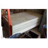 60" x 36" .25" Wonderboard Backer Board, QTY. 37 And Masonite Board QTY. 18