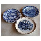 Political Porcelain And Ceramic Plate Collection, Qty 20 Pieces