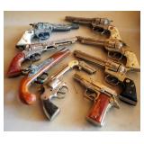 Vintage Cap Gun Collection, Including Stallion 38, Texan Junior, Dyna-Mite, Trooper, Hubley, And Mor