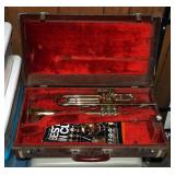 Vintage Cleveland Superior Made By King Craftsmen The H.N. White Company Brass Trumpet In Felt-Lined
