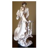 Giuseppe Armani "Wedding Balcony" (Matrimonio) Cold Cast Porcelain Figurine # 407-F, 21" x 9", In Bo