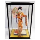 Geisha Girl Figurine, 17" Tall, On Base, In Display Box
