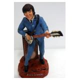 Musical John Lennon Ceramic Decanter By Gary Schildt, 16" High, Plays "I Want To Hold Your Hand"