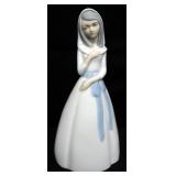 Casades And Porcelanas Miquel Requena Porcelain Figurines Of Young Girls, Qty 3, Approx 8.75" High