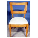 Phoenix Chair Co Armless Chair With Padded Vinyl Seat, 32" High