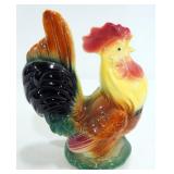 Ceramic Rooster Decor, Qty 2, 8" And 7.25" High