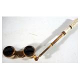 Antique Colmont Paris Mother Of Pearl Opera Glasses/ Theater Binoculars