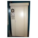 Hex Level 4 Stand Up Tanning Booth Model 48N5, Includes Dressing Room With T-MAX Timer, Bulbs Replac