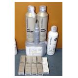 Goldwell Silk Lift 20 Volume, Beige Silk Lift Control Bleach, New Blonde 5 Minute Highlights Upgrade