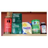 Supplement Assortment Including Wheat Grass Juice Powder, Gelatin, Capsule Machines, Acid Reducers, 