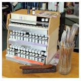 Aura Cacia 100% Pure Essential Oils & Blends, Includes Display Cabinet With Pull Out Drawers, Approx