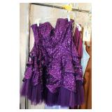 Prom Dresses Including Avalon Bridal Size 14 (Marked Sample), Cindy Size Large, & Ever-Pretty Size L