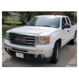 2012 GMC Sierra Pickup Truck, VIN # 1GTR2VE77CZ156007, With Weather Guard Truck Bed Tool Box, Miles 