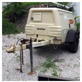 2006 Ingersoll Rand P185 Diesel Powered Air Compressor, Hours Showing On Meter ..., GVMR 2870, Tires