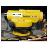Topcon Transit Level Model AT-F4 Includes Carrying Case And Instruction Manual And CST/Berger Adjust