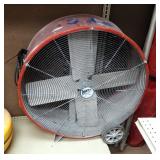 Maxx Air 32" Rolling Shop Fan And Lasko Box Fan