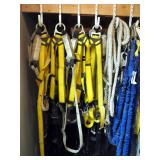 MSA Workman Safety Harnesses Qty 4, Includes Rope Lifeline With Snap Hooks