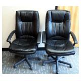 Office Star Products Rolling Adjustable Office Chairs, Qty 2