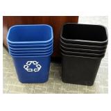 Waste Baskets Qty 6 And Recyclable Waste Baskets Qty 6