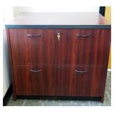 Unicor Lateral 2-Drawer Filing Cabinet, 29.5" x 33" x 24"