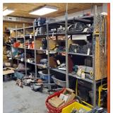 Heavy Duty Metal Storage Racks With Adjustable Shelves, Each Rack Measures 87" x 30.5" x 36", Qty 7
