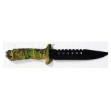 Tac Xtreme Fixed Blade Knife Model TX-036CA, 7" Blade, In Nylon Sheath