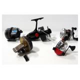 Assorted Fishing Reels, Brands Include Johnson, Garcia Mitchell, Abu, And Stream & Lake, Total Qty 5