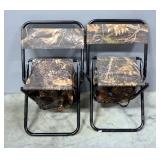 Woodland Camo Folding Seats Qty 4