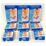 Roscoe Hot And Cold Therapy Gel Packs, Sizes 5"x10", 7.5" x 11" And 11" x 14", 3 Of Each Size, Total