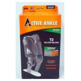 Active Ankle T2 Multisport Ankle Brace (3) And AS1 Pro Multisport Ankle Brace, Total Qty 4