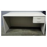 Desk With 2 Drawers And Cable Hole, 29" High x 60" Wide x 30" Deep