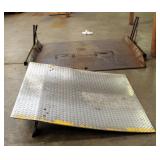 Diamond Plate Dock Ramps, Qty 2, 55" x 47" And 60" x 78"