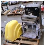 Thor O Mix 5 Gallon Floor Mounted Paint Shaker, Model 100, 1/2 HP, And Down Drafter Dust Solution