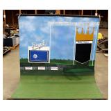 Hand Painted KC Royals Canvas Photo Backdrop, 88" Tall x 68" Wide