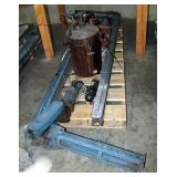 Binks Industrial Spray Booth With Reliance Heavy Duty Electric Exhaust, Spray Tank, Hoses, & Accesso