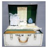 EMT Trauma Kits, Includes Blankets, Dressing, Bandages, Tape, Burn Sheets, And More, In Trunk 10" Hi