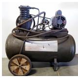 Craftsman Air Compressor Tank For Spray Gun, 2HP, 230 V, On Wheels