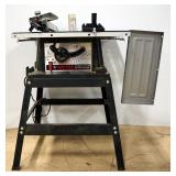 Skilsaw 10" Table Saw, Powers On, On Stand, With Instructions