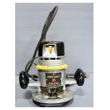 Porter Cable Porta-Plane Model 126 Ad Powr-Kraft Router With Accessories, In Metal Case, Both Power 
