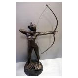 Paige Bradley (American, 1974- ), "Bow" Bronze Statue, 39.5" High