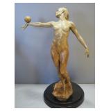Paige Bradley (American, 1974- ), "Balance (Half Life)" Bronze Statue, Numbered 61/100, 41" High