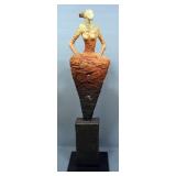 Gustavo Torres (Mexican, 1967- ), "Espanola" Bronze Statue, Numbered 8/12, 37.5" High