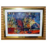 Leroy Neiman (American, 1921-2012) "Irish American Bar", Signed And Numbered 158/300, Framed, Matted