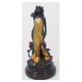 Aldo Vitaleh Bronze Statuette Of Ernst Bruhn (Danish, 1827-1864) "Aphrodite Greek Goddess Of Love", 