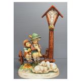 M I Hummel "Wayside Devotion" Figurine No. 28, 7.5" High, Stylized Bee Mark