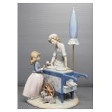 Lladro "Ice Cream Vendor" Porcelain Figurine No. 5325, Sculptor Antonio Ramos, 12.5" High