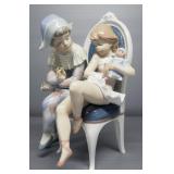 Lladro "Flirtatious Jester" Porcelain Figurine No. 5844, Sculptor Regino Torrijos, 10.25" High