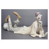 Lladro "Clown" Porcelain Figurine No. 4618, Sculptor Salvador Furio, 6" High