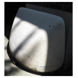 Fiberglass "Wind Wedge" Wind Deflector, 38" x 66" x 26"