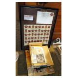 Vintage Stamp Collection Including Loose Individual Stamps, Stamp Collector